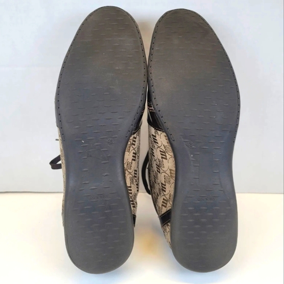 Mauri 8840 Dark Brown Tan Alligator Patent Leather Sneakers Siz3 12 - Picture 7 of 8